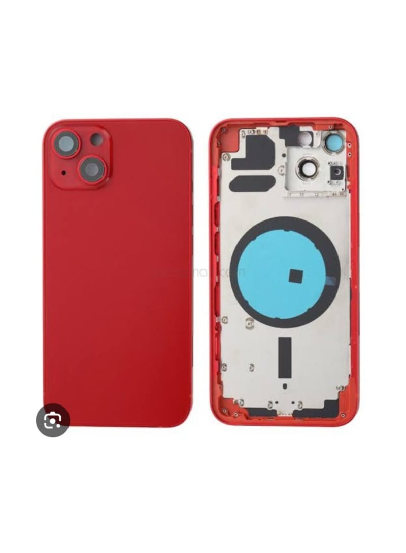 Replacement Mid-Frame housing Cover for iphone 13 Mini Red