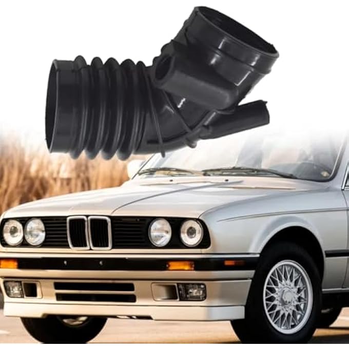 CHEFRU Air Intake Tube Hose Compatible With 3 Series 325i 325ix 325is 1987 1988 1989 13711708800 Car Engine Air Intake Hose Black Auto Parts - Image 3