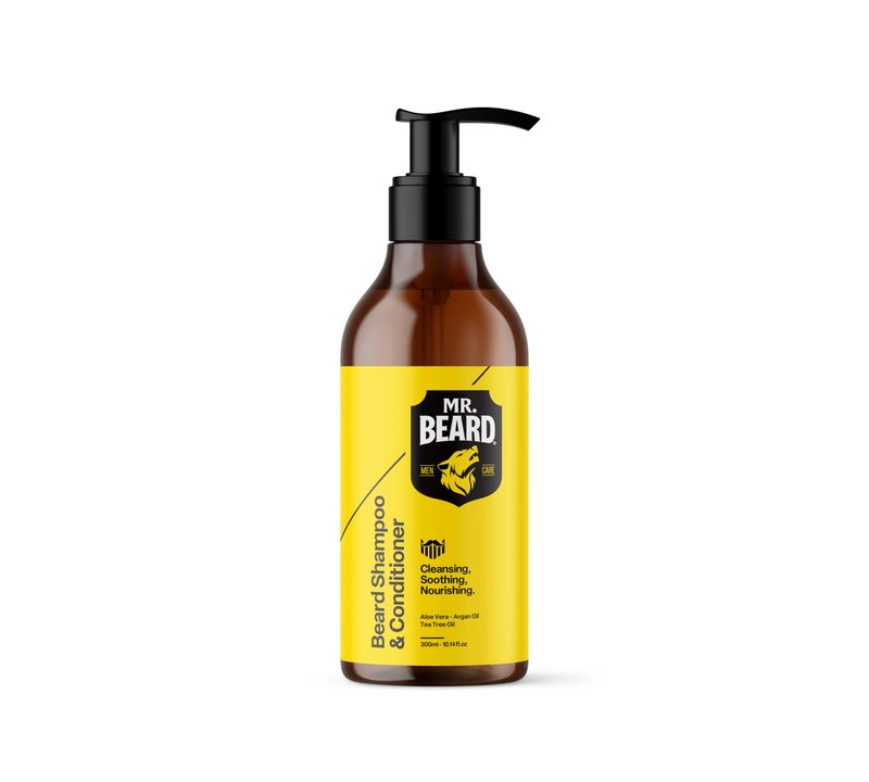 Mr. Beard Shampoo & Conditioner, 300 ml