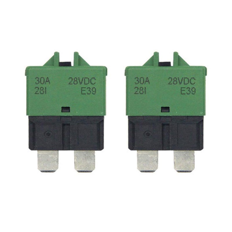ZOOKOTO 30A Circuit Breaker Blade Fuse - 2 Pack - Image 1