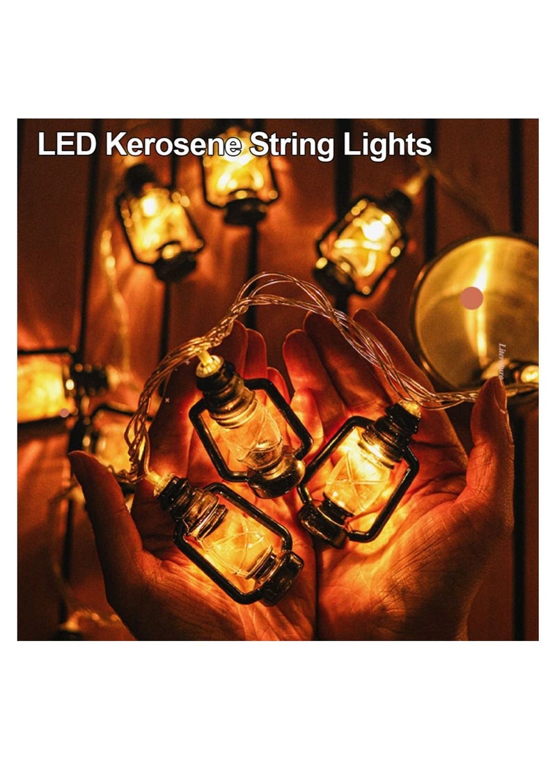 ARNOTEC Retro LED Decorative Lights, Camping, Garden Lights Decoration Holiday Party Battery Powered Indoor Outdoor (3meter) - Image 3