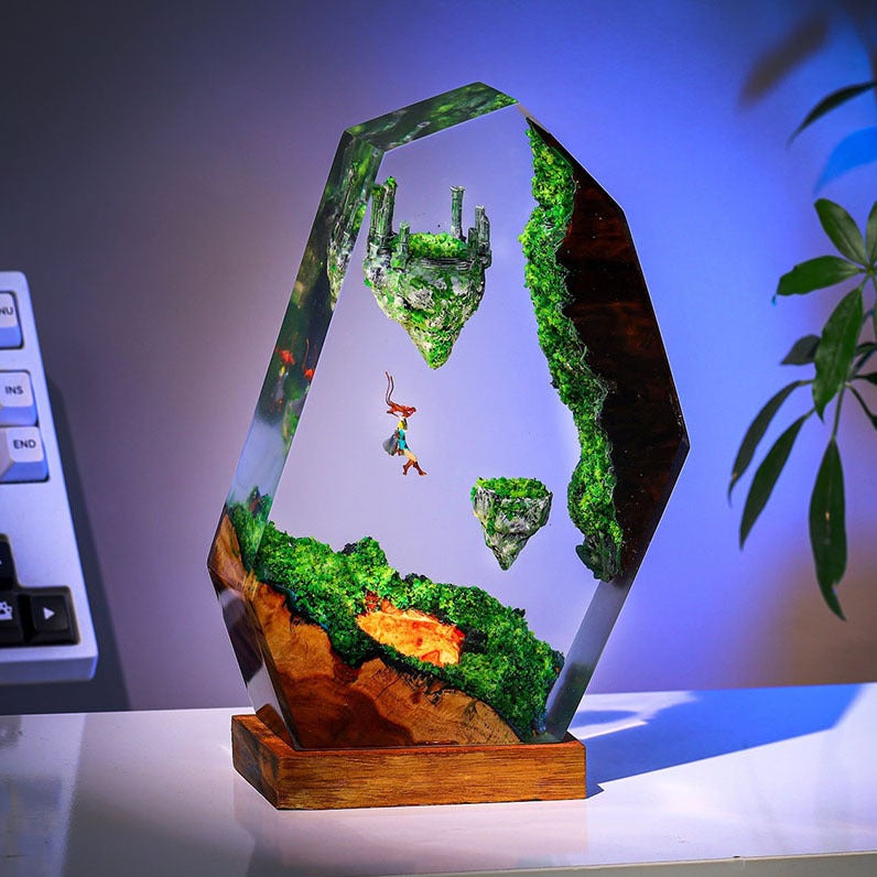 The Legend of Zelda Resin Night Light, Colorful Handcrafted Lantern - Image 1
