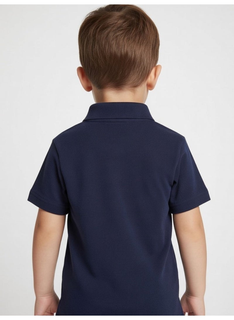 Spiderman | Boys Polo T-Shirt | Navy - Image 4