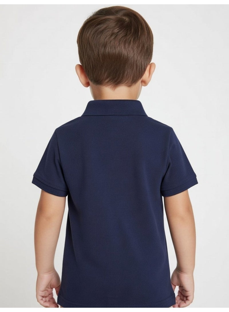 Spiderman | Boys Polo T-Shirt | Navy - Image 2