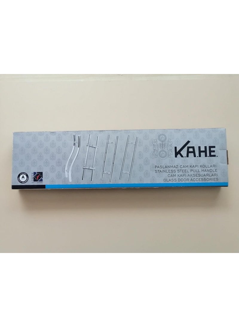 Kent Aksesuar Kahe KH-105 Stainless Plexi Glass Door Handle 30*60  - Image 3