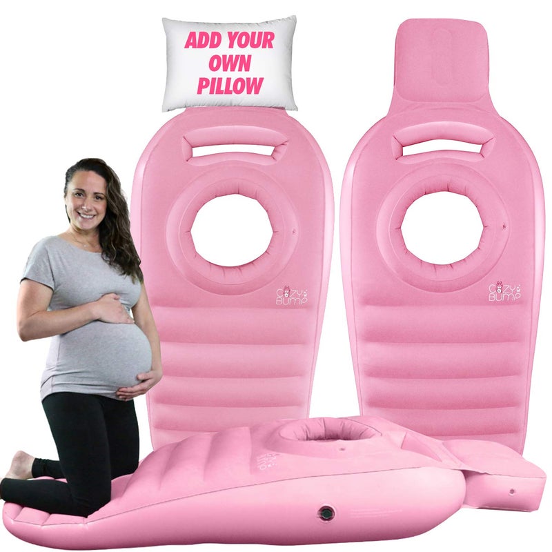 Cozy Bump وسادة الحمل كوزي بامب - أفضل وسادة للحمل للنوم على البطن وسادة الجسم للحمل وسادة الأمومة هدايا الحمل وسادة النوم على البطن