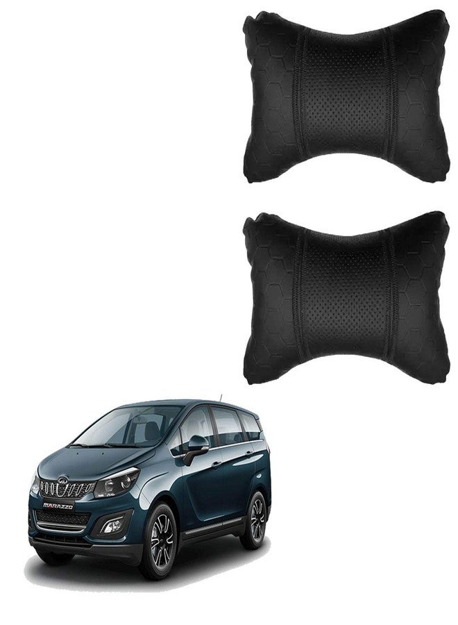PulGos Black Car Cushion in Football Design Material Leatherette_1153 - Image 1