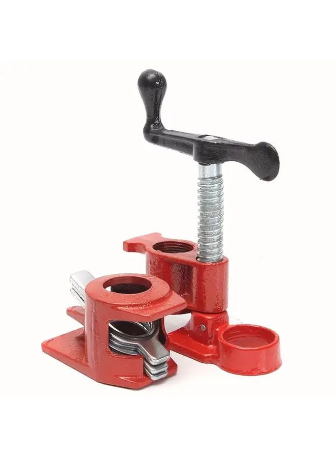 2 Pcs 1 2 Inch Cast Iron Wood Gluing Pipe Clamp Clip Set Woodworking Carpenter Tool - Image 1