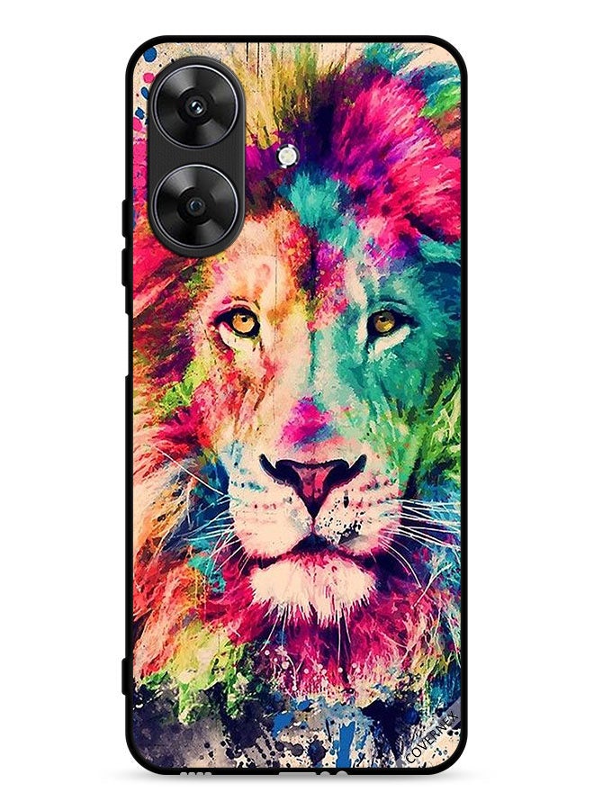 Covernex Realme Note 60 4G Protective Case Cover Lion Paint Art  - Image 1