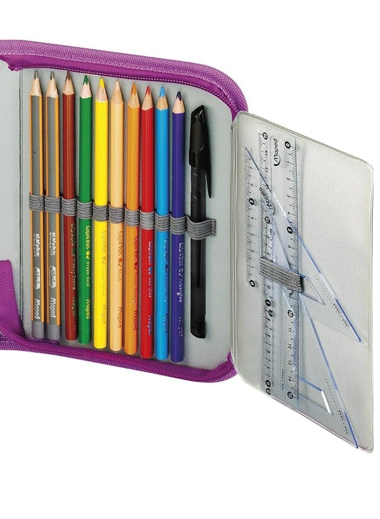 Maped طقم تلوين مكون من 31 قطعة مع حقيبة بتصميم الجنية - Image 3