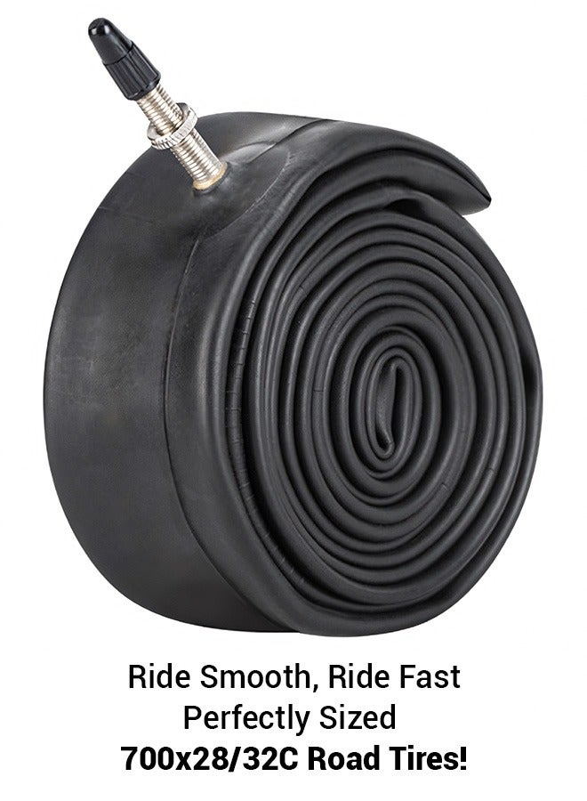 Generic 700x28/32C Bicycle Inner Tube Butyl Rubber Valve 180 Days No Inflating Durable Quality for Road Bikes - Image 1