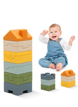 Baby Blocks Soft Building Blocks, 10 PCS Stacking Blocks Montessori Sensory Squeeze Baby Teething Toys for Toddler Kids 6 12 18 Months, Ideal Gift for Baby Boys Girls Birthday - pzsku/Z56C26BF5490D99ABFE13Z/45/_/1721456444/337ee9d6-9e93-4e02-8070-f416bf3bf5f8