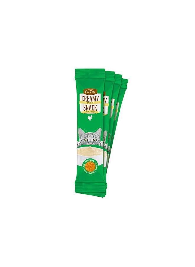 Cat Fest وجبات خفيفة كريمية بالدجاج مع الكافيار - 40 جرام - Image 2