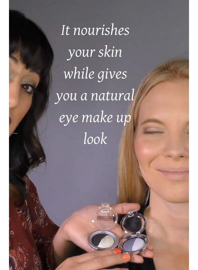 Ageless Derma Mineral Creamy Baked Eyeshadow Duovegan Eye Shadow (Matte Brownmatte Nude) - Image 5