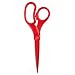 JAM PAPER MultiPurpose Precision Scissors 8 Inch Red Ergonomic Handle Stainless Steel Blades Sold Individually - Image 3