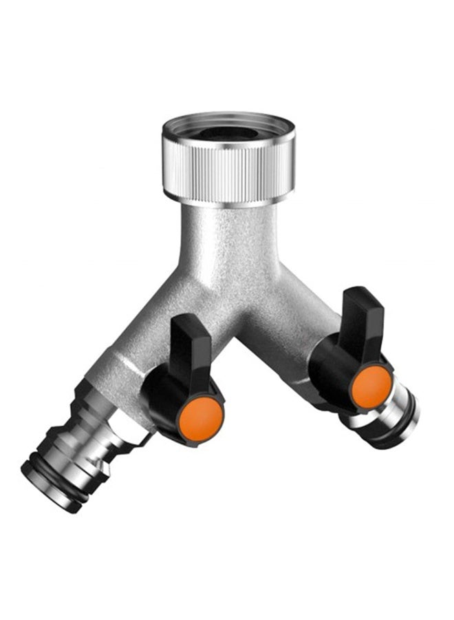 Claber Adjustable Two Way Tap Connector - Image 1