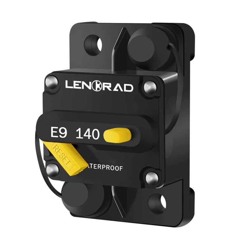 LENKRAD 140A Manual Reset Thermal Circuit Breaker Protect Trolling Motor Marine ATV Trailer Vehicles 12V 48V DC Waterproof 140 Amp Boat Circuit Breaker - Image 2