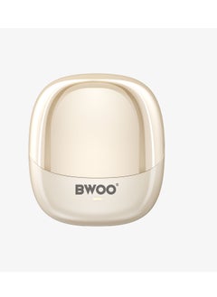 BWOO Bwoo True Wireless Headphones with ENC Half-in-ear Wireless Earbuds BT V5.3 for Gaming and Sports (Off-White)  - Image 4