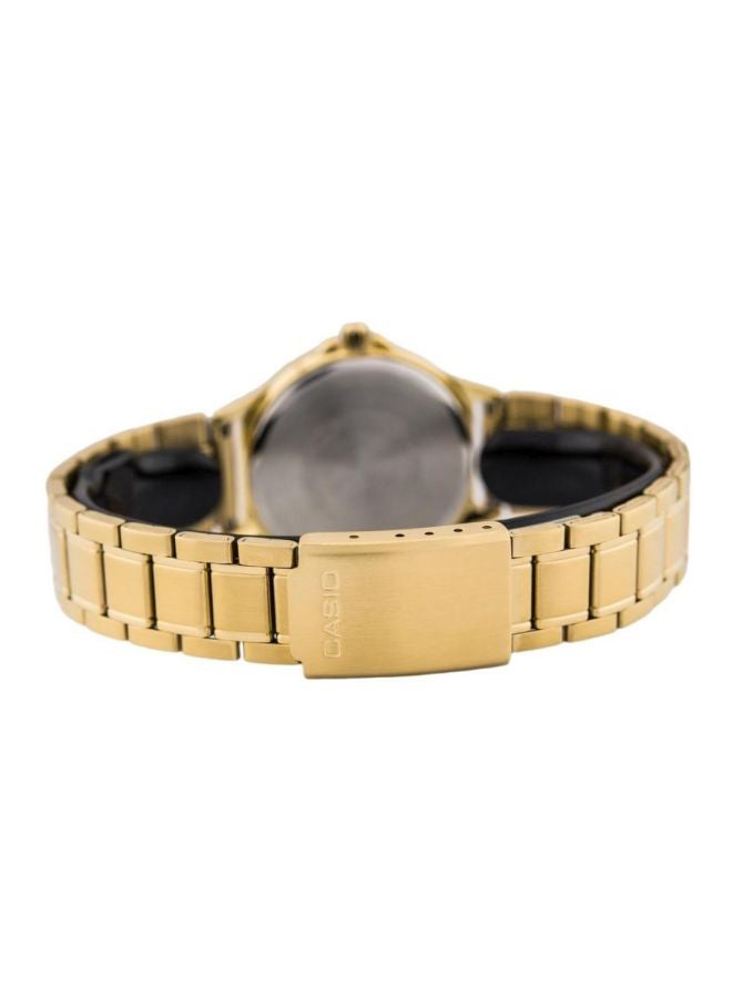 CASIO Women Water Resistant Analog Watch LTP-V300G-9AUDF - 38 mm - Gold - Image 2
