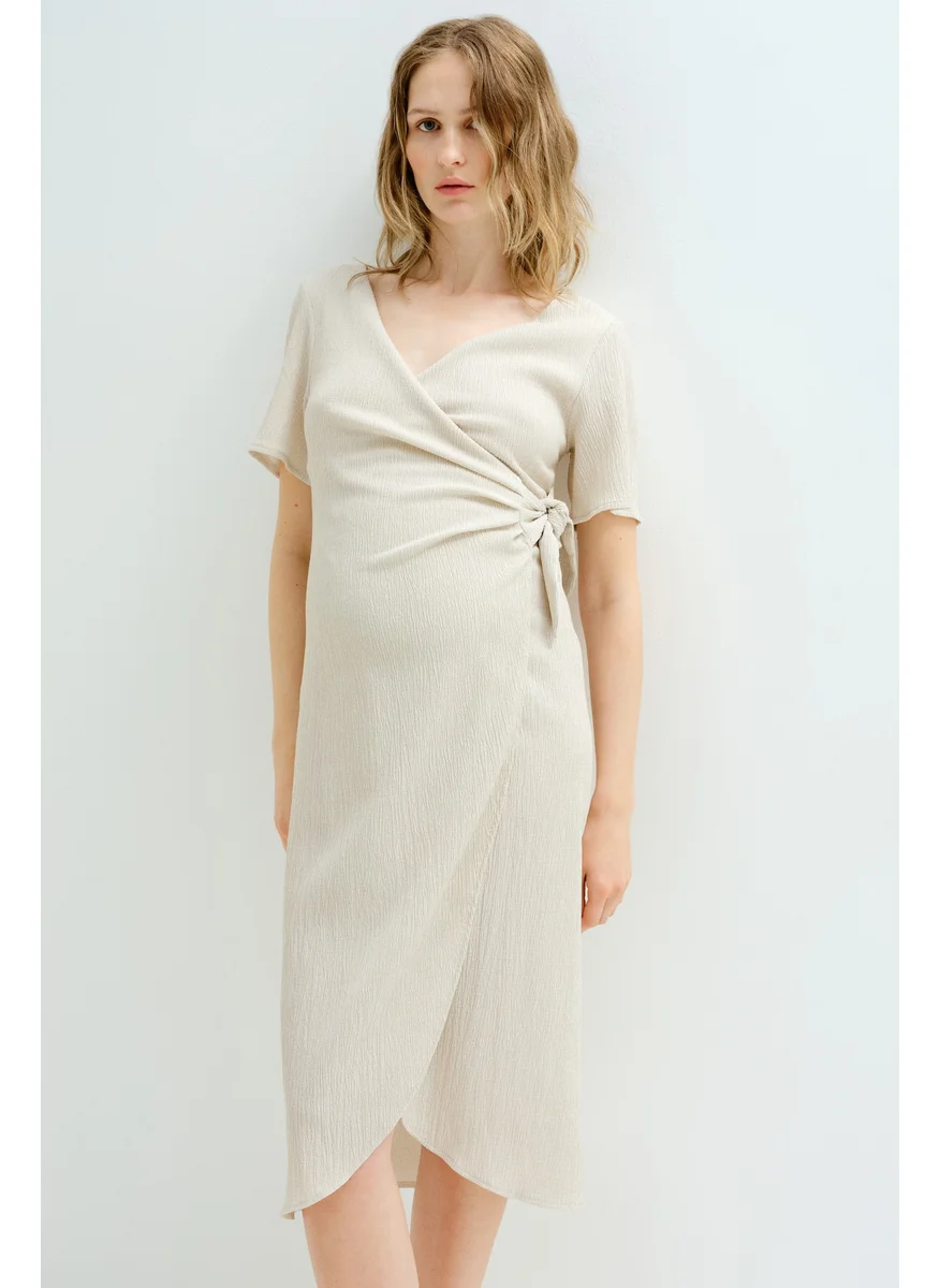 اتش اند ام Mama Crinkled Wrap Dress
