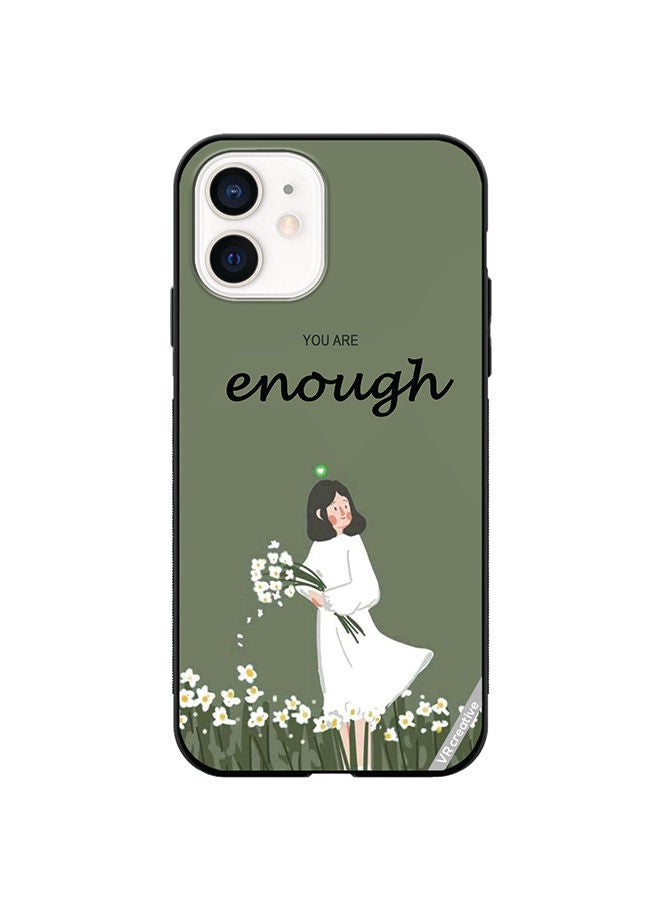 VR CREATIVE Protective Case Cover For Apple iPhone 11 You Are Enough Design Multicolour - Image 1