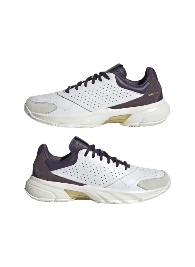 Adidas Adidas Courtjam Control 3 Premium U White Tennis Shoes For Unisex