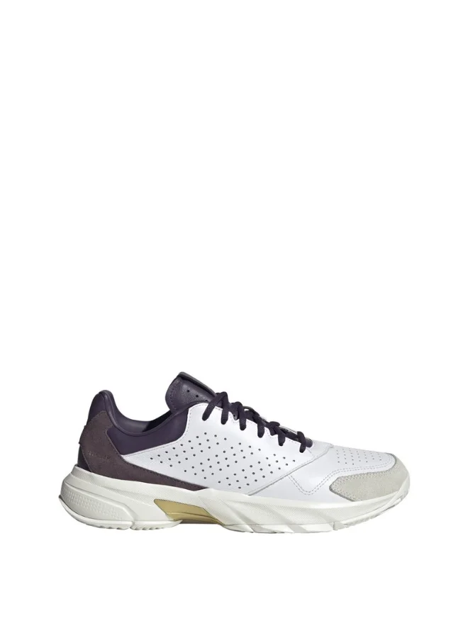 Adidas Courtjam Control 3 Premium U White Tennis Shoes For Unisex