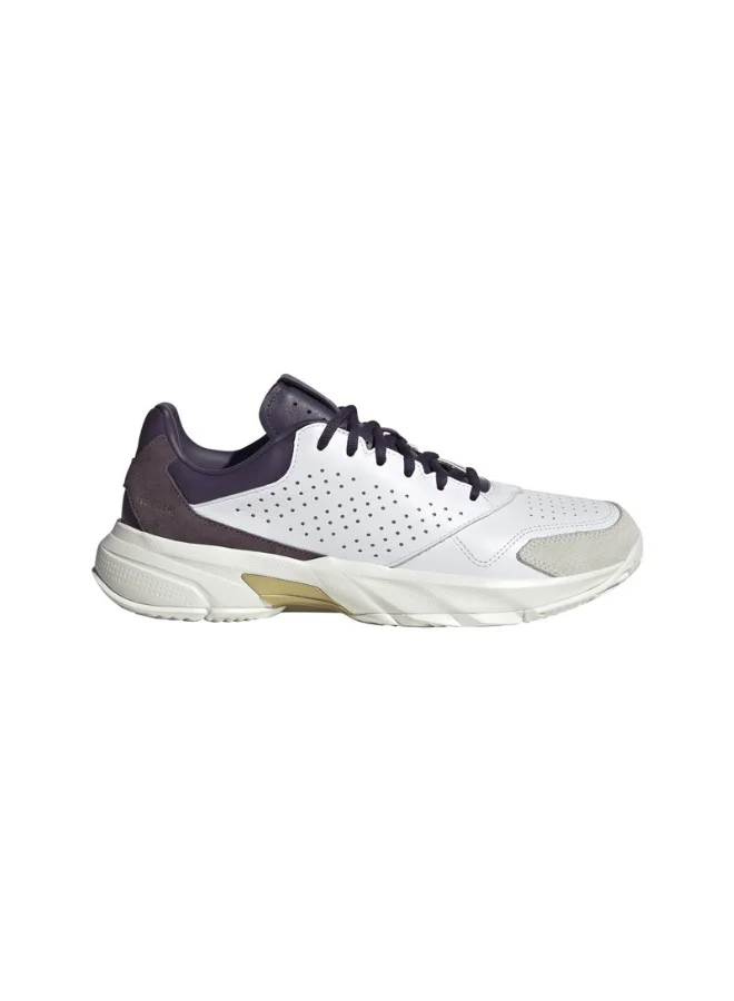 Adidas Courtjam Control 3 Premium U White Tennis Shoes For Unisex