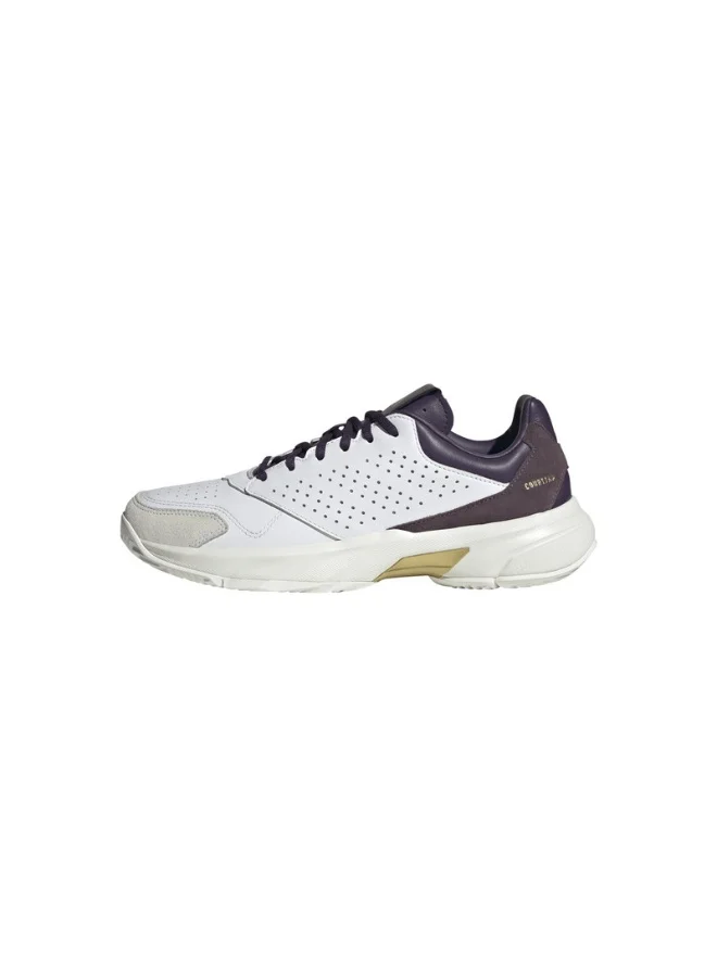 Adidas Courtjam Control 3 Premium U White Tennis Shoes For Unisex