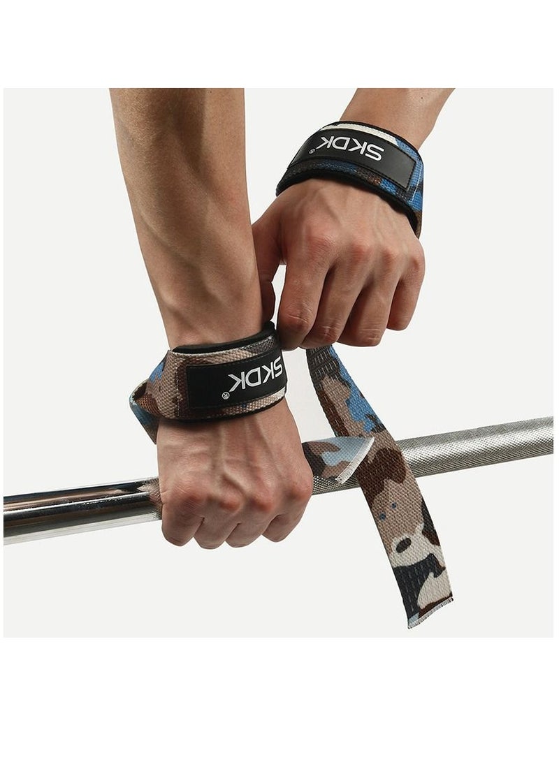 إس كي دي كي أحزمة رفع الأثقال مع النيوبرين مبطن للمعصم ومضاد للانزلاق من السيليكون لرفع وتمارين القوة في كمال الأجسام - Image 4