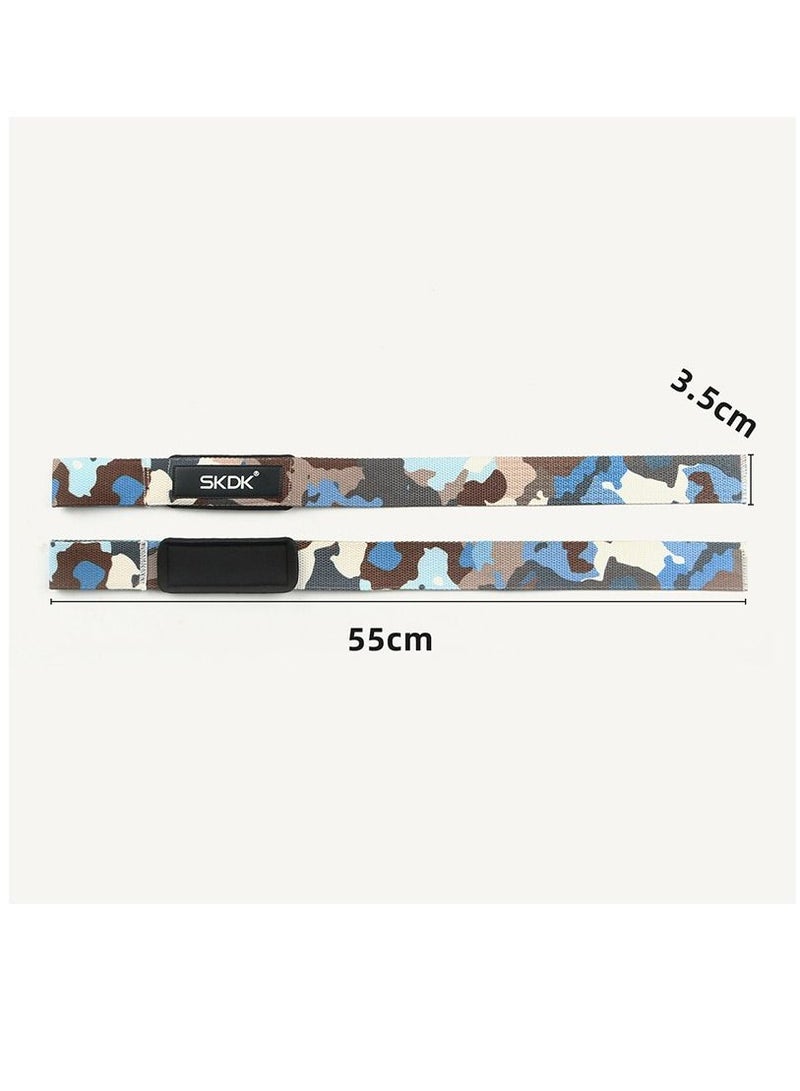 إس كي دي كي أحزمة رفع الأثقال مع النيوبرين مبطن للمعصم ومضاد للانزلاق من السيليكون لرفع وتمارين القوة في كمال الأجسام - Image 2