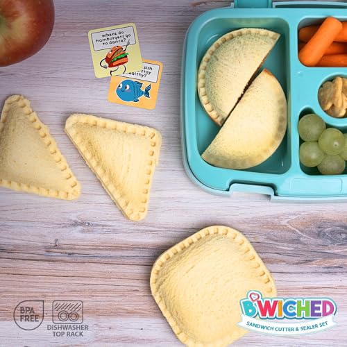 Savoychef Sandwich Cutter and Sealer - Crustless Sandwich Maker - Cut and Seal - Lunch Box and Bento Box - Boys, Girls, Kids Lunch - Sandwich Cutters for Kids - Triangle, Circle, Square - Image 5