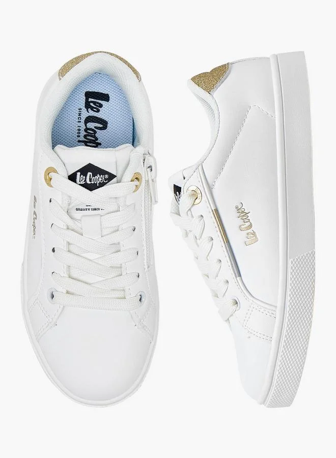 لي كوبر Girls Lace-Up Ankle Sneakers
