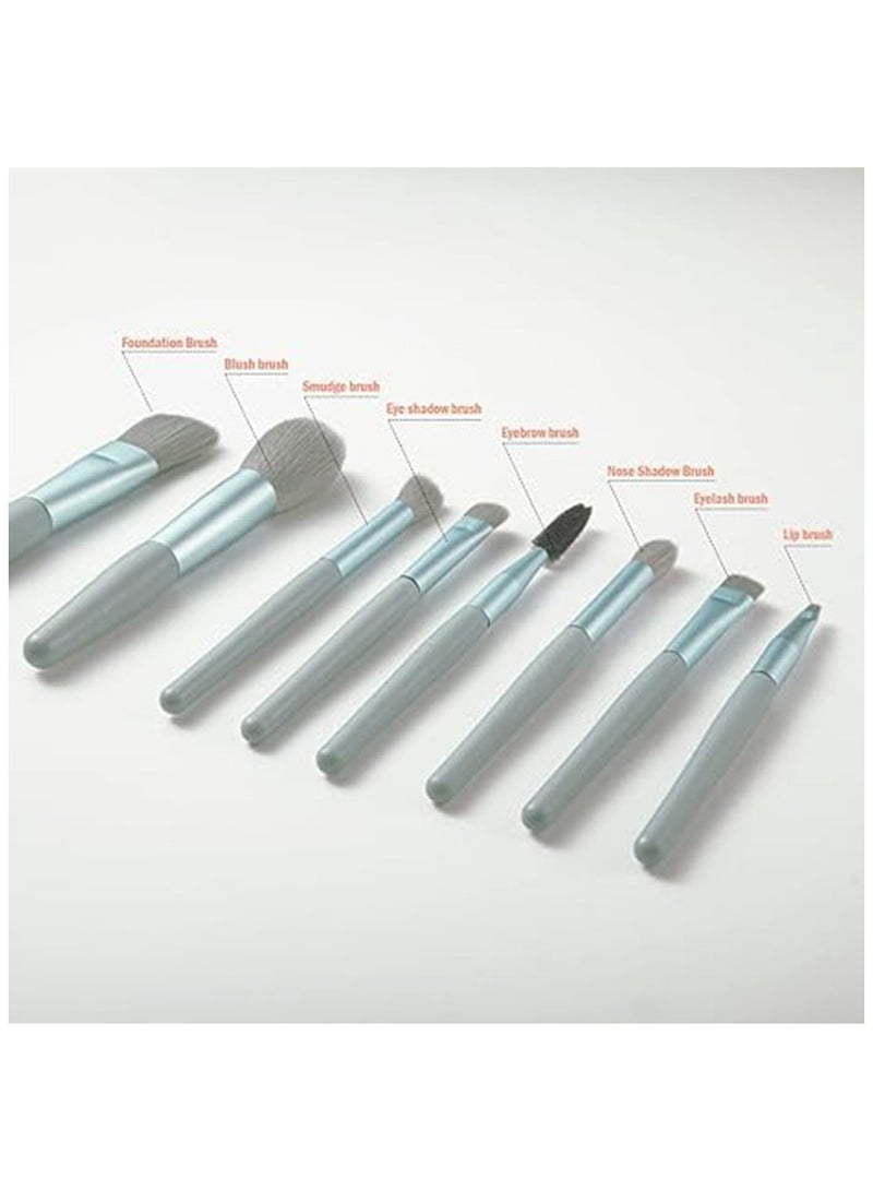 ORiTi 8Pcs Makeup Brush Set Premium Synthetic Foundation Powder Concealers Eyeshadows Blush Cosmetic Make Up Brushes Kit - Image 4