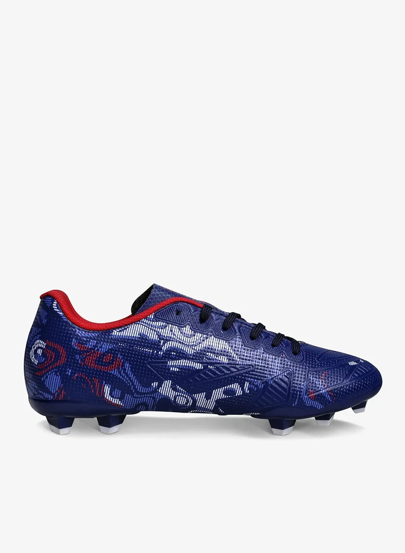 Safari Football Stud Shoes - Navy Blue/Red
