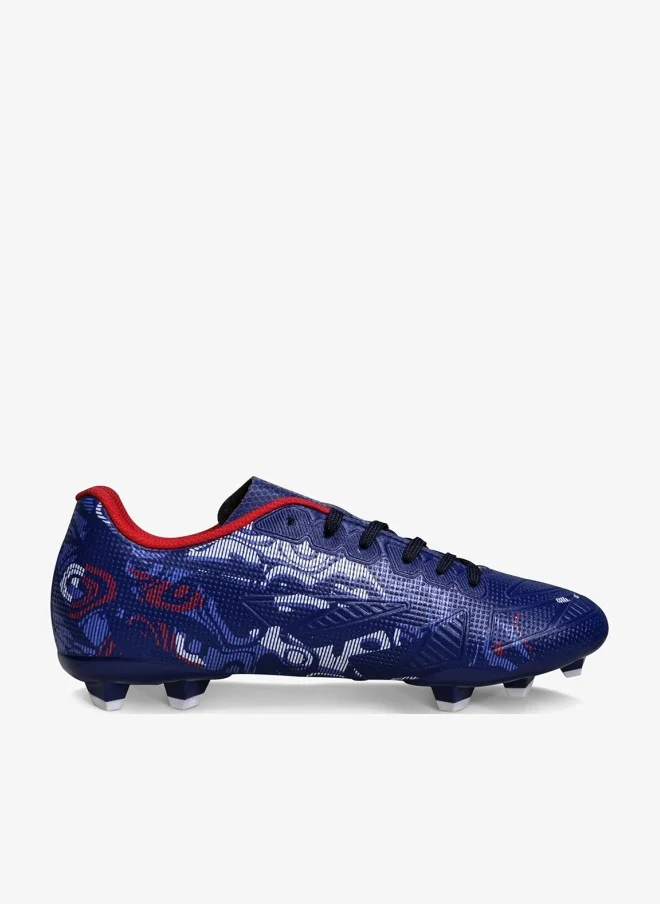 Safari Football Stud Shoes - Navy Blue/Red