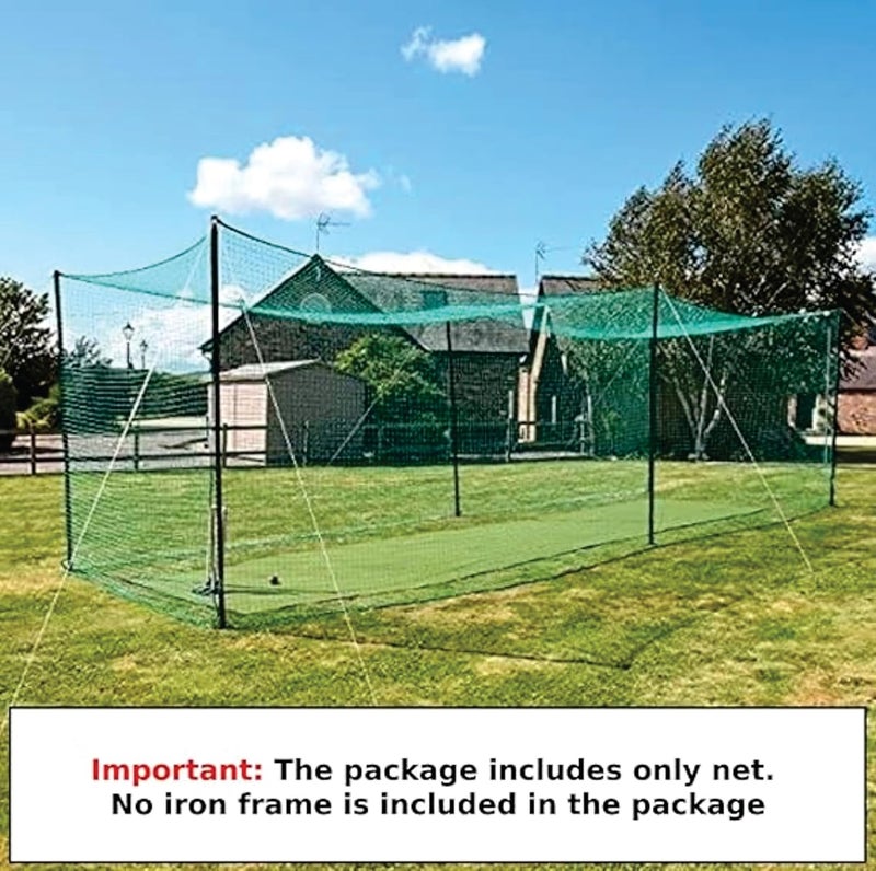 NETYLON Cricket Practice Net (2mm Thickness) Havey Duty Nylon for Batting Net Backyard & Professional Use – UV Resistant & Weatherproof (15 Ft x 70 Ft) - Image 2