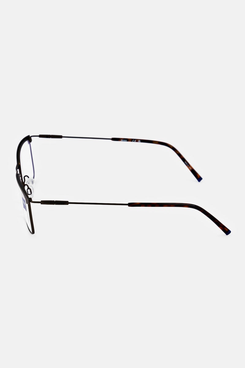 Zeiss نظارات رجالية ZS22102 مستطيلة، لون غانمتال - Image 4