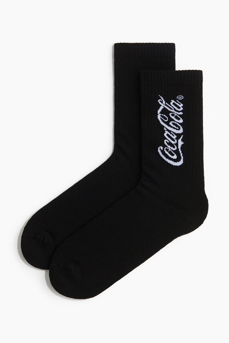 H&M Motif-Detail Socks