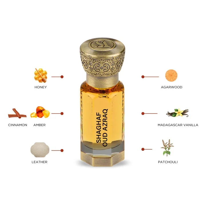 Swiss Arabian Perfumes Shaghaf Oud Azraq Perfume Oil 12ml