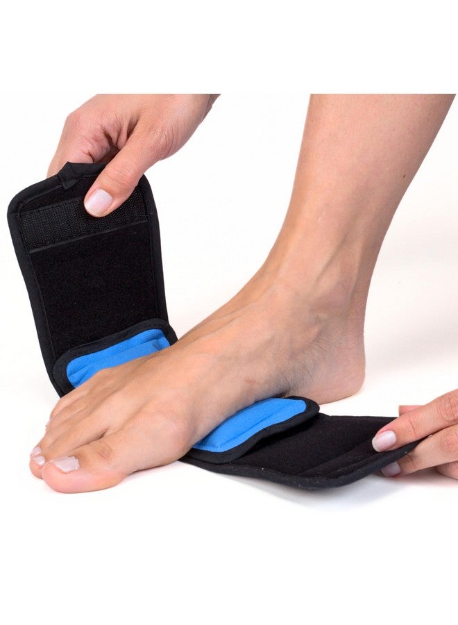 NatraCure Cold Therapy Wrap (Regular) with 14" Strap - 2 Pack - Small Reusable Gel Ice Pack Compress for Injuries and Pain Relief, Hand, Arch of Foot, Wrist, Elbow, Arthritis, Neuropathy - 715 CAT2PK - Image 1