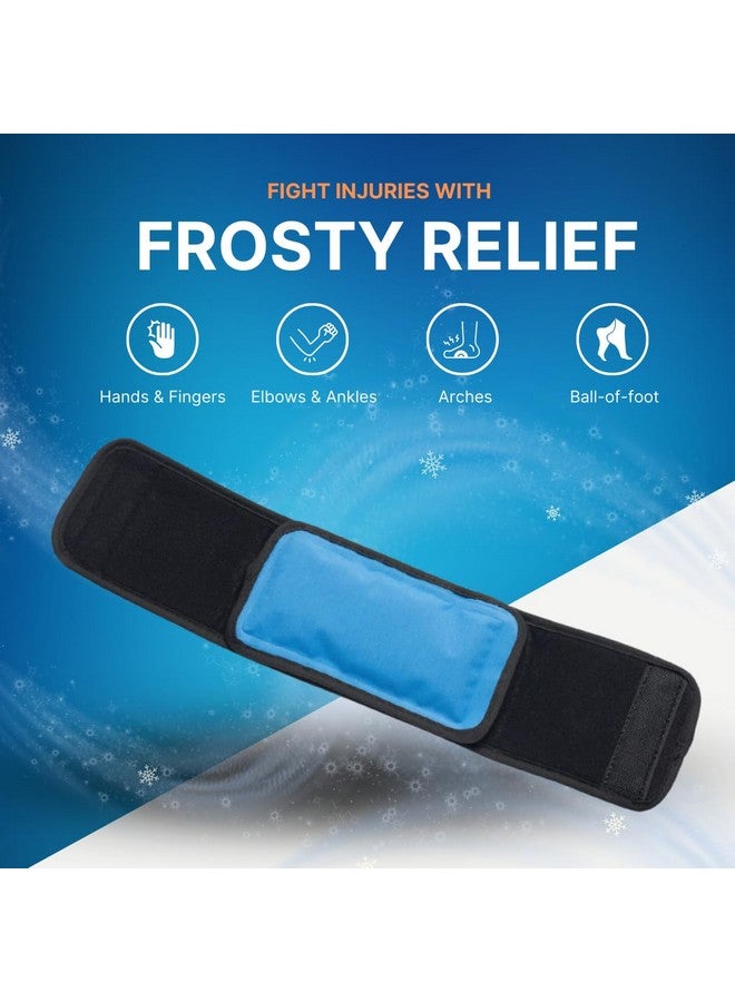 NatraCure Cold Therapy Wrap (Regular) with 14" Strap - 2 Pack - Small Reusable Gel Ice Pack Compress for Injuries and Pain Relief, Hand, Arch of Foot, Wrist, Elbow, Arthritis, Neuropathy - 715 CAT2PK - Image 2