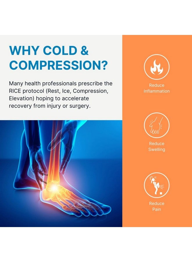 NatraCure Cold Therapy Wrap (Regular) with 14" Strap - 2 Pack - Small Reusable Gel Ice Pack Compress for Injuries and Pain Relief, Hand, Arch of Foot, Wrist, Elbow, Arthritis, Neuropathy - 715 CAT2PK - Image 3