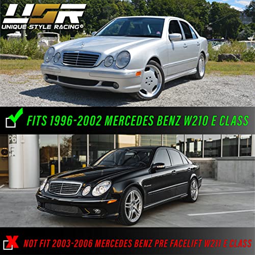 USR UNIQUE STYLE RACING USR DEPO 96-02 W210 E-Class Smoker Bumper Side Marker Light Assembly Set (Left + Right) Compatible with 1996-2002 Mercedes Benz W210 E Class - Image 3