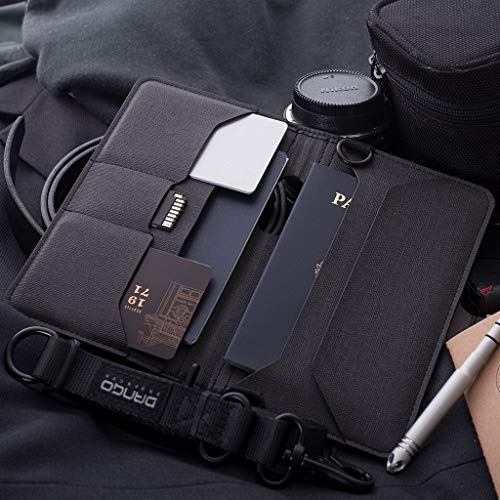 DANGO PRODUCTS Dango Slim Minimalist Wallet & Document Holder for Men - Dtex Water Resistant - Bifold, Black - Image 5