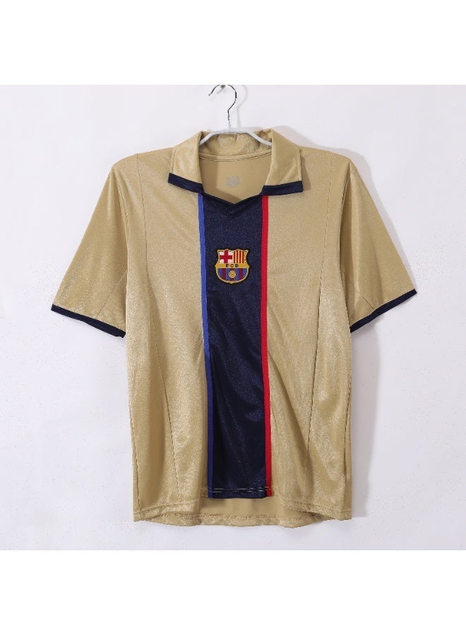 برشلونة خارج مجموعة 2001/02 ريترو كرة القدم جيرسي - Image 1