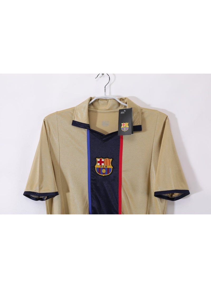 برشلونة خارج مجموعة 2001/02 ريترو كرة القدم جيرسي - Image 2