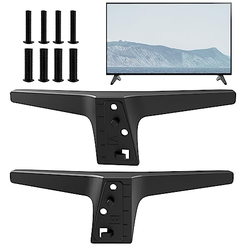 Varghesyla TV Legs for LG TV Stand Replacement Base, for 49 55 Inch LJ UJ Series LG TV Legs 49UJ6300 49LJ550M 49UJ6320 49UJ630T 49UJ635T 55UJ6300 55UJ6320 55UJ630T 55UJ635T 55LJ5500 with Screws - Image 1