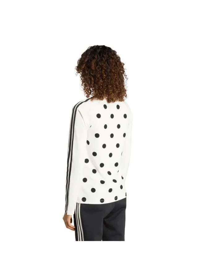 adidas Originals  POLKA DOTS SLIM LONG SLEEVE Long-sleeve Top for Women | Best Price UAE