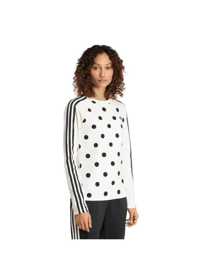 POLKA DOTS SLIM LONG SLEEVE Long-sleeve Top